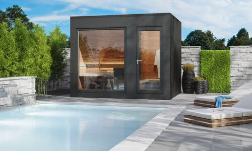 Design Saunahaus Kubus F10-1 | © 2025 Westerhoff GmbH Damme