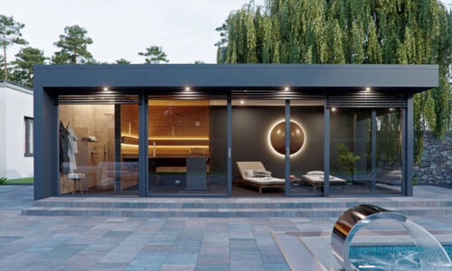 Design Saunahaus Kubus F28-2 | © 2025 Westerhoff GmbH Damme