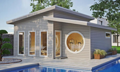 Massivholzsauna Linea | © 2025 Westerhoff GmbH Damme